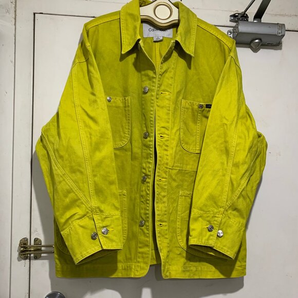 CALVIN KLEIN MILITARY DENIM JACKETS SIZE M - Picture 9 of 12